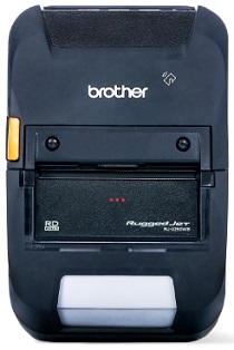 Brother RJ3250WBL Portable 3" Direct Thermal Receipt/Label Printer USB Type