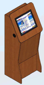 Touch Screen Kiosks Portable Easy Carry Touch Screen Kiosk Information Booth