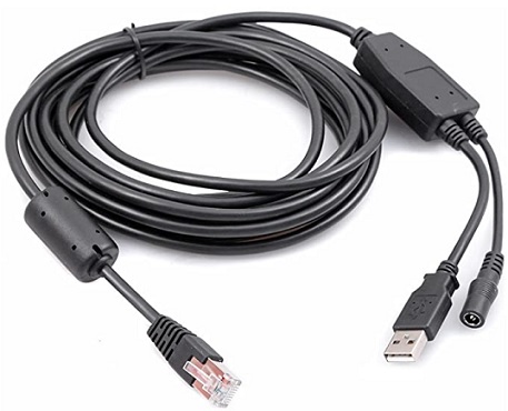 Verifone CBL132-006-05-A MX9XX, Cable, USB to PC USB/Power Externally Powered 5 Meter