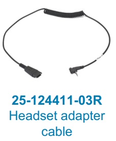 Zebra 25-124411-03R MC31, MC32 Headset Adapter Cable