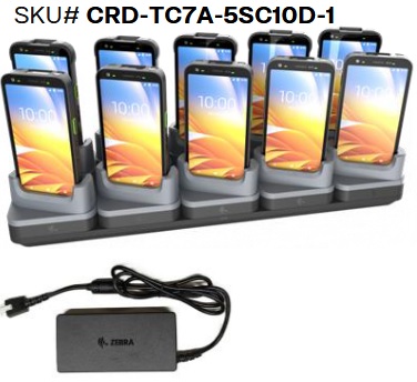 Zebra CRD-TC7A-5SC10D-1 Charge-Only ShareCradle Kit to Charge Up
