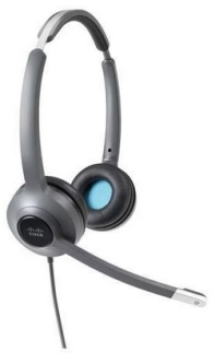 Cisco CP-HS-W-521-USB= Headset 521 Wired Single 3.5mm + USB Headset Adapter