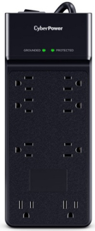 CyberPower CSB806R1 8 Outlet, 4800J, 6ft Cord Black