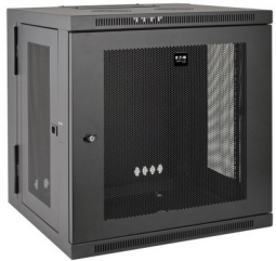 Eaton SRW12USDP SmartRack 12U UPS-Depth Wall-Mount Small Rack Enclosure, Hinged Back