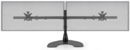 HAT Design Works 100-D16-B02W 100 Series Desk Stand Dual Monitor Mount for Max 34 Inch Displays