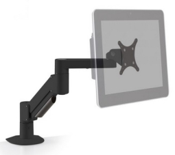 HAT Design Works 3500-250-104 Arm Mounts: Full Motion Short Reaching Monitor Arm and VESA Adapter