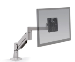 HAT Design Works 3500-250-124 Arm Mounts: Full Motion Short Reaching Monitor Arm and VESA Adapter