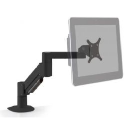 HAT Design Works 3500-450-FM-104 Arm Mounts: Full Motion Short Reaching Monitor Arm and VESA Adapter