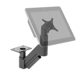 HAT Design Works 3520-250-104  Full Motion Short Reach Under Table TouchScreen Mount