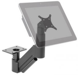 HAT Design Works 3520-350-104 Arm Mounts: Full Motion Short Reach Under Table TouchScreen Mount