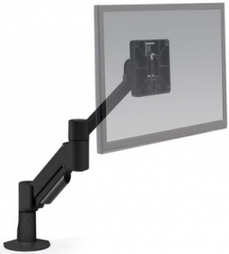 HAT Design 3545-350-104 3500 Short Reach Monitor Arm. 17'' Extension Range with 45-Degree Forearm
