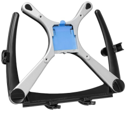 HAT Design Works 5501-124 Office Mounts: Laptop Tablet Holder Bracket, Silver