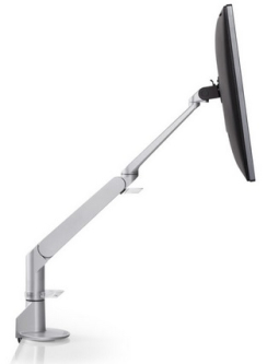HAT Design Works 5900-124 EVO Single, Monitor Arm. Space Saving Slim Arm. Height Adjust Range 10.4"