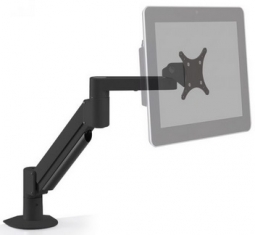 HAT Design Works 7000-500-FM-104 Articulating Monitor Arm with Flexmount, Black