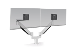 HAT Design Works 7000-800-8408-248 7000 Dual Monitor Arm with Quick Release and Flex Mount for Clamp