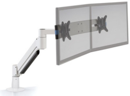 HAT Design 7000-SWITCH-1000-248 7000-Switch Dual Monitor Arm Supports Two Flat Screen Displays