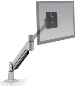 HAT Design Works 7045-800-104 Arm Mounts: Full Motion Short Reach Monitor Arm with 45 Degree Forearm