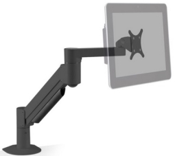 HAT Design 7500-500-104 7500 Deluxe Single, Monitor Arm. Includes FLEXmount, Black