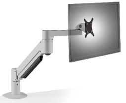 HAT Design 7500-500-248 7500 Deluxe Single, Monitor Arm. Includes FLEXmount, White