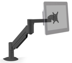 HAT Design Works 7500-500-NM-104 7500 Series Single, Monitor Arm for 2-13 LB Screens