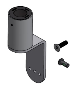 HAT Design Works 8318-WALL-104 Extended Flex Mount Wall Assembly, Compatible with 7500 Arms, Black