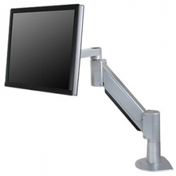 HAT Design Works 9105-1500-FM-104  Full Motion Heavy Duty Monitor Arm with Steel Channels, Black