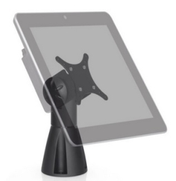 HAT Design Works 9190-162 Pole Mounts: Compact Countertop Mount with HD 75/100 VESA