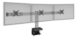 HAT Design Works BILD-3-CM-104 BILD Clamp Mount for Triple Displays, Side By Side
