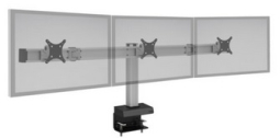 HAT Design Works BILD-3-CM-124 BILD Clamp Mount for Triple Displays, Side By Side