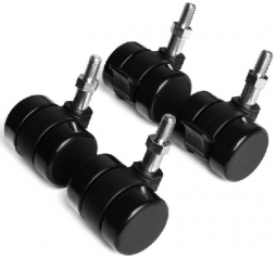 HAT Design Works CAS-37-4 Casters-Set of 4-for HAT Bases