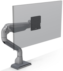 HAT Design Works E5-D1-SLV E5 Single, Dynamic Monitor Arm, Silver