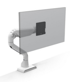 HAT Design Works E5-D1L-WHT E5 Single, Dynamic Lite Monitor Arm White
