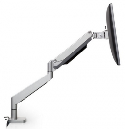 HAT Design Works ENVOY-1-SLV Envoy Single Monitor Arm, Silver