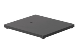 HAT Design Works MNMT10-FS9X10B Pole Mounts: Modular Now 9" X 10" X .50" Small Free Standing Base