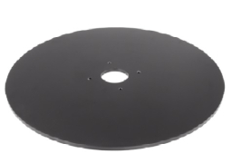 HAT Design Works MNMT10-FSRD14B 14" Round Free Standing Base (MNPL1X-XXSB Pole Mount Only), Black