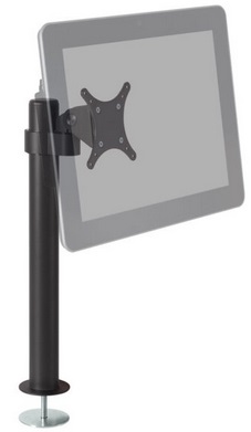 HAT Design Works MNPL10-17SB Pole Mounts: Modular Now 17" Surface Mount Pole Kit