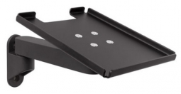 HAT Design Works MNTR10-WM-08B Medium Wall Mounted Printer Tray with 8.5" EXT Arm, Black