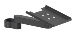 HAT Design Works MNTR11-08B Pole Mounts: Modular Now Small Printer Tray with 8.5" EXT Arm