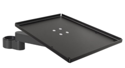 HAT Design Works MNTR12-08B Large Printer Tray with 8.5 Inch EXT Arm, Black Yoke Sold Separately