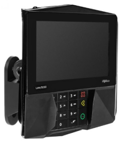 HAT Design Works PTS-WM-LANE-104 Ingenico Lane Adapter (Removable Key) Wall Mount, Black