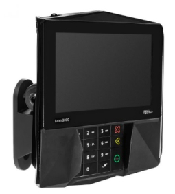 HAT Design Works PTS-WM-LANE-WK-104 Ingenico Lane Adapter (Quick Release Only) Wall Mount, Black