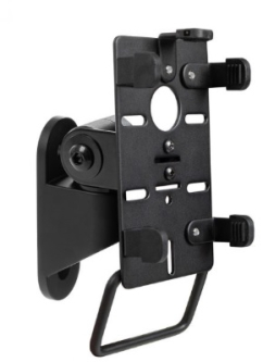 HAT Design Works PTS-WM-UNIV-104 Universal Clamping Wall Mount, Black