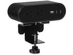 Reya PWRG-ACC-TD-BK Standard Surface Power Module, 65W, 2 power receptacles, 1 USB-A, 2 USB-C