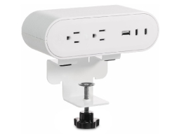 Reya PWRG-ACC-TD-WH Standard Surface Power Module, 65W, 2 power receptacles, 1 USB-A, 2 USB-C