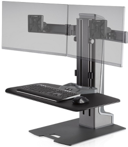 HAT Design Works WNSTE-2-CW-270 Winston Electric Sit Stand Dual, Compact