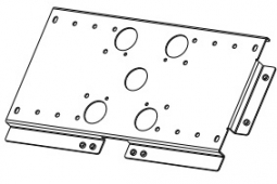 Mounting Bracket for Podium Kiosk Stands and AIO Touch Computers TWIE-41001277