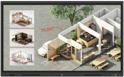 LG 65TR3DQ-B 65" CreateBoard, HDMI Out, Audio Out, Touch USB, RJ45, Android 14, Speaker. Wi-Fi