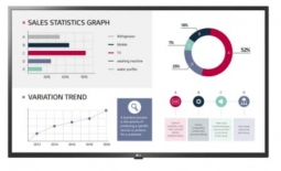 LG 43UL3G-B 43 Inch Digital Signage with Tyco Add-On 10 Point Multi-Touch Screen