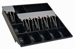 M-S Cash Drawer 1051-7-6-5-2 Standard Money Tray Insert; 6-Coin, 5-Bill, 2 Compartments