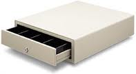 M-S Cash Drawer EP-102N-APW 4B4C, Apple White